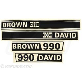EMBLEM SET DAVID BROWN 990